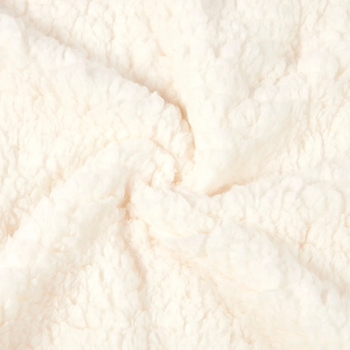 Couverture Polaire Bébé Blanche Hiver Ultra Douce