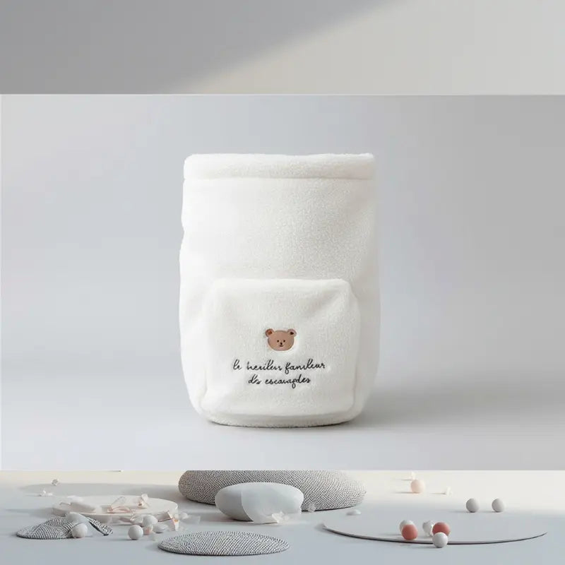 Couverture Polaire Bébé Coupe-Vent pour Porte-Bébé – Motif Ours