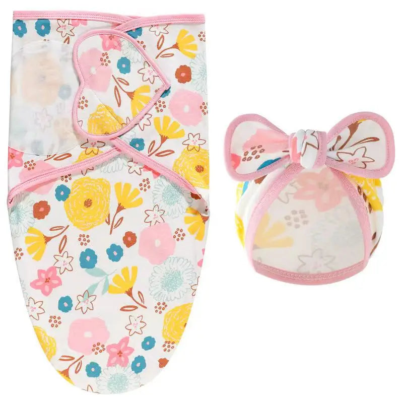 Nid d’ange bébé léger blanc à motifs floraux, tissu respirant spécial été, adapté aux fortes chaleurs et aux bébés de 0 à 12 mois