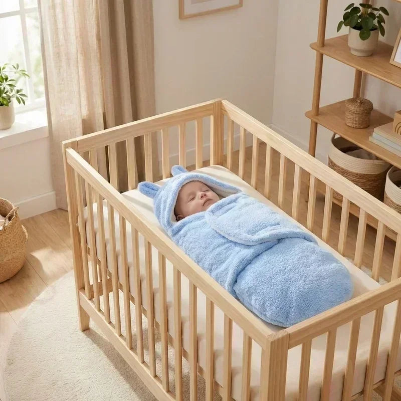 Nid d’ange bébé blanc ourson – toute saison, pratique au quotidien